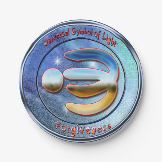 許しの象徴 ペーパープレート (正面)