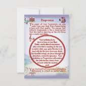 許しカード 出欠カード (裏面)