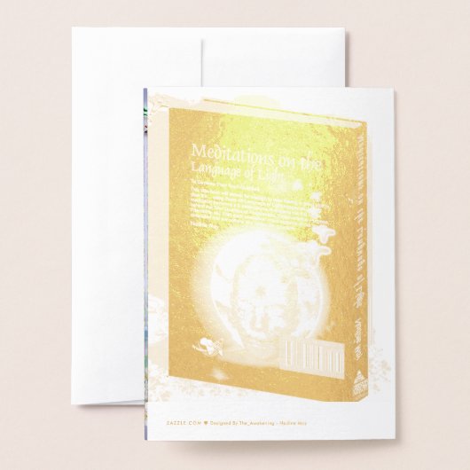 許しカード 箔カード (裏面封筒付き)