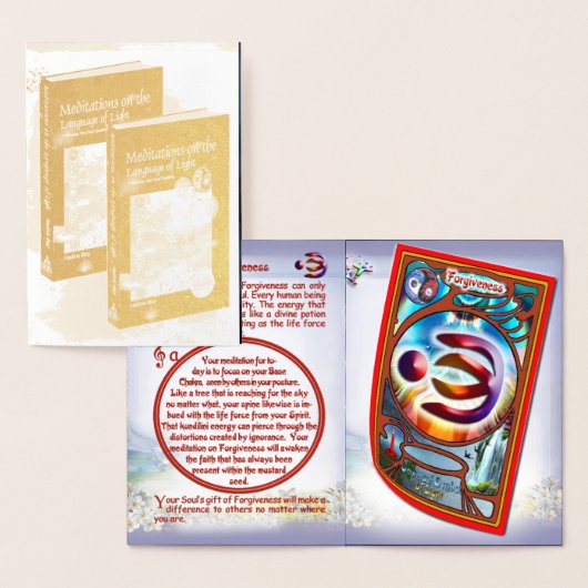 許しカード 箔カード (ディスプレー)