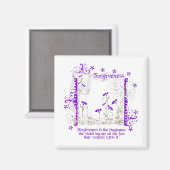 許しスミレ マグネット (正面/裏面)