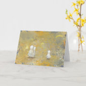 許しヒーリング回復幽霊過去芸術 カード (黄色い花)