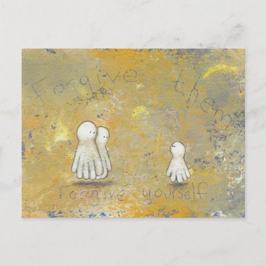 許しヒーリング回復幽霊過去芸術 ポストカード (正面)
