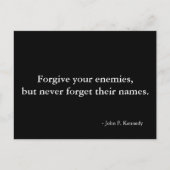 許し引用文 – はがき (正面)