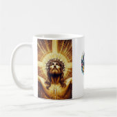 🌿✨許し楽しむて平和の味 コーヒーマグカップ (左)