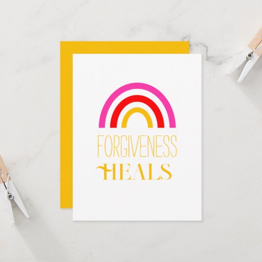 「許し癒し」 カード (正面/裏面インサイチュ)