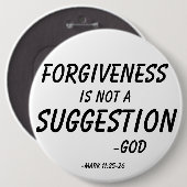 許すことは提案ではなカスタマイズい 缶バッジ (正面&裏面)