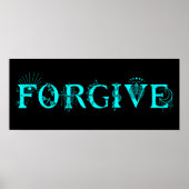 許すアート感動的ロータムーンスピリチュアル ポスター (正面)