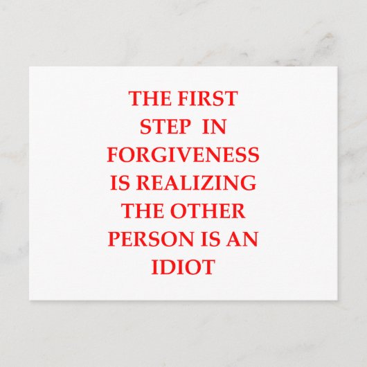 許す ポストカード (正面)