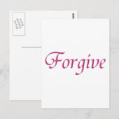 許す ポストカード (正面/裏面)