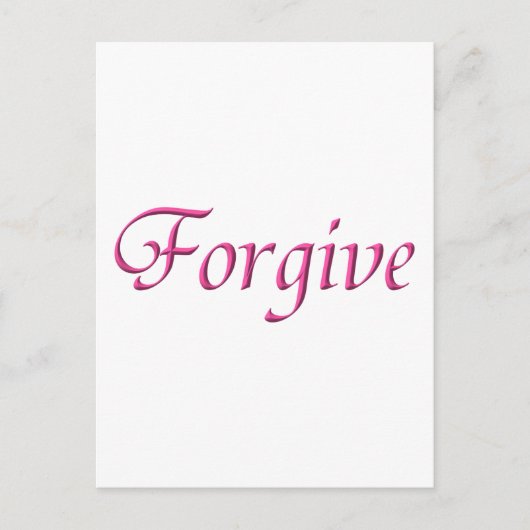 許す ポストカード (正面)