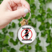 許可された女子なし キーホルダー (手)