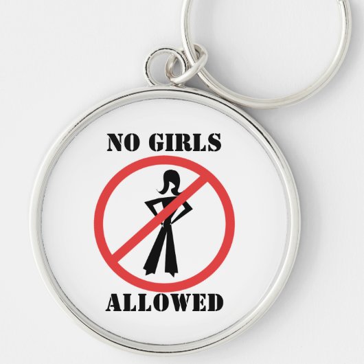 許可された女子なし キーホルダー (正面)