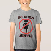 許可された女子なし トライブレンドTシャツ (正面)