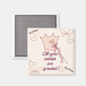 許可された願い マグネット (正面/裏面)