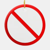 許可されていない記号 セラミックオーナメント (裏面)