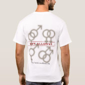 許可されなかったTシャツ Tシャツ (裏面)