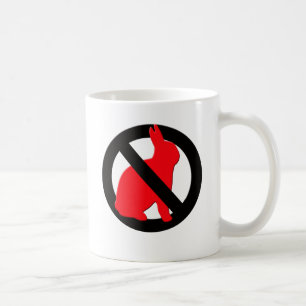 許可されるウサギ無し コーヒーマグカップ