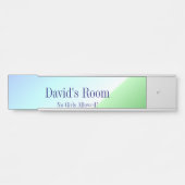 許可される女の子無し! ぶら下がったなドアのネームプレート サインプレート (正面)