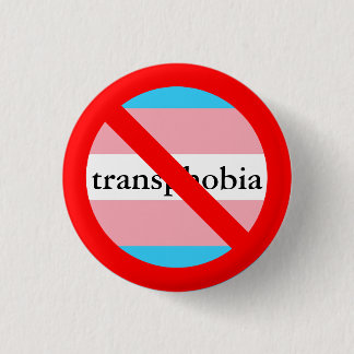 許可されるtransphobia無し 缶バッジ