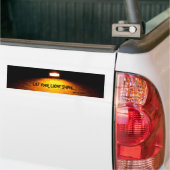 許可して下さいあなたの軽い輝やきを… 宗教バンパーステッカー バンパーステッカー (トラック上)