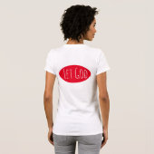 許可して下さい神の矢のTシャツを放して下さい Tシャツ (裏面フル)