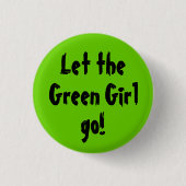 許可して下さい、女の子を緑化して下さい、行って下さい! 缶バッジ (正面)