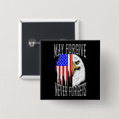 許可する許可しないフラグ忘れボタン 缶バッジ (正面&裏面)