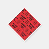 「許可する」紙ナプキンス スタンダードカクテルナプキン (角)