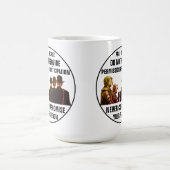 許可と参加 コーヒーマグカップ (中央)