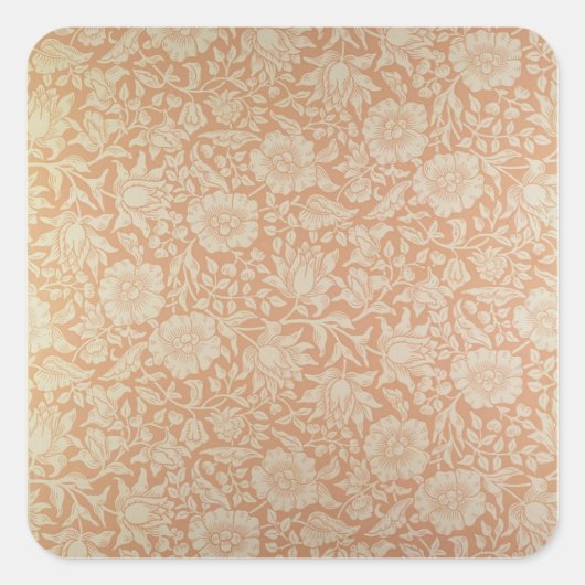 '許可'壁紙デザイン スクエアシール (正面)