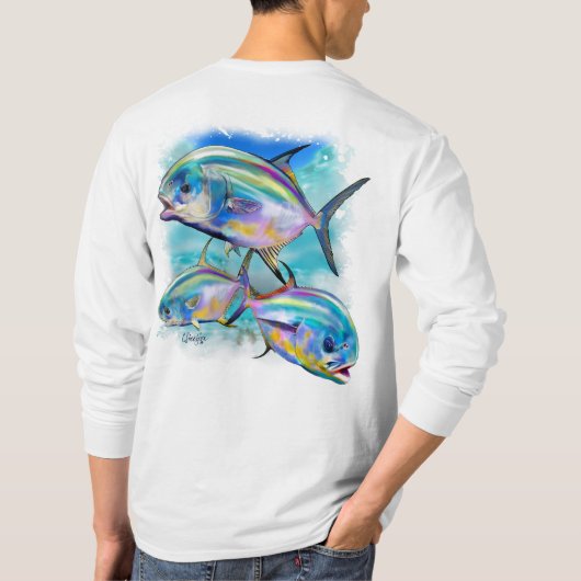 許可長袖 Tシャツ (裏面)