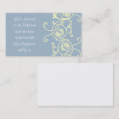 許容お母さんカードをテストして下さい コーリングカード (正面/裏面)