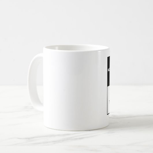 許容=平和 コーヒーマグカップ (正面左)