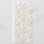 許容 – Jane Austenフローラヴィンテージブックマーク シーズンカード (裏面)