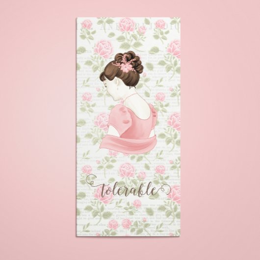 許容 – Jane Austenフローラヴィンテージブックマーク シーズンカード