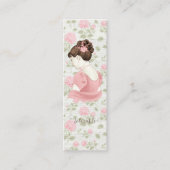 許容 – Jane Austenフローラヴィンテージブックマーク スキニー名刺 (正面)