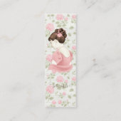 許容 – Jane Austenフローラヴィンテージブックマーク スキニー名刺 (裏面)