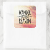 訳もなく歩き回る スクエアシール (バッグ)