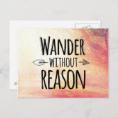 訳もなく歩き回る ポストカード (正面/裏面)