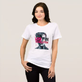 訳失った語の皮肉な トライブレンドＴシャツ (正面全面)
