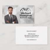 訴訟事務官 | 実在不動産ロゴ 名刺 (正面/裏面)