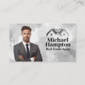 訴訟事務官 | 実在不動産ロゴ 名刺 (正面)