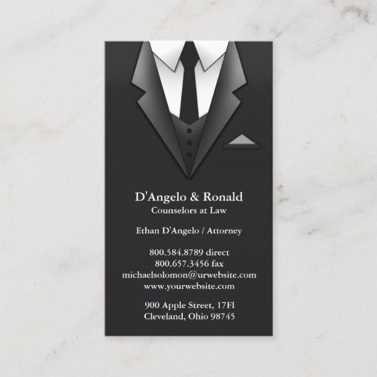 訴訟名刺 名刺 (正面)