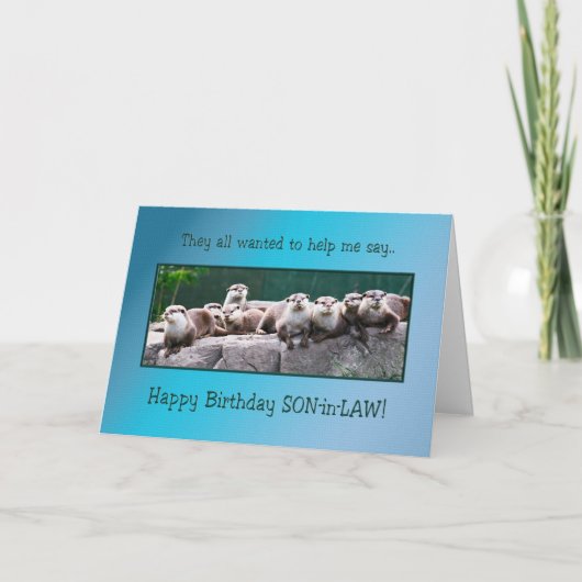 訴訟関係の誕生日 カード (正面)