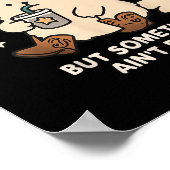 診断されおもしろいないが何かAin't右Co ポスター (角)