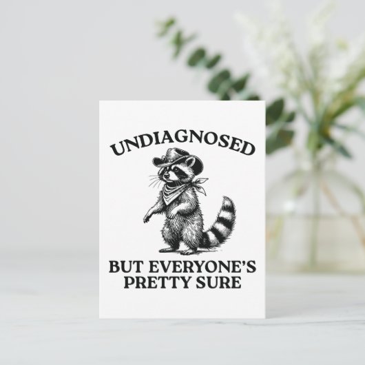 診断されないが誰もが確かわいらし実 ポストカード (スタンド正面)