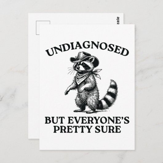 診断されないが誰もが確かわいらし実 ポストカード (正面/裏面)