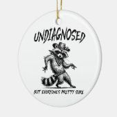 診断はされていないけれどみんな確信してる面白い セラミックオーナメント (左)