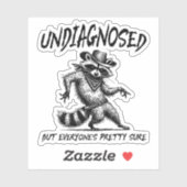 診断はされないが誰もが確かわいらし実だおもしろい シール (シート)